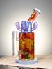 Lookah 9.5" Cute Cactus Showerhead Perc Glass Bong, Color: Purple, 7 image Lookah 9.5" Cute Cactus Showerhead Perc Glass Bong, Color: Purple, 7 image