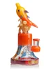 Lookah Bong 9&quot; Cool Ocean World Artistic Dab Rig  orange
