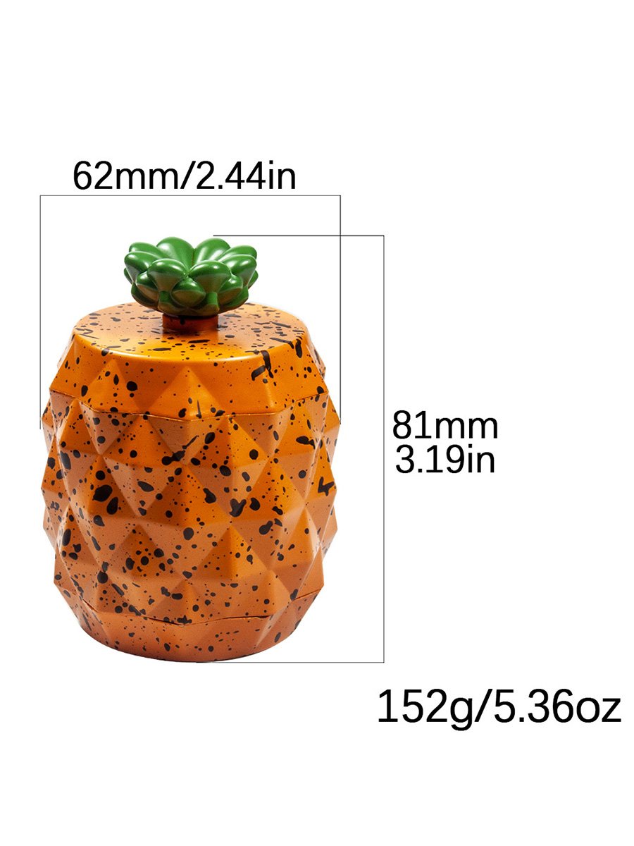 63mm 4 Layer  Pineapple Herb Grinder3 63mm 4 Layer  Pineapple Herb Grinder3