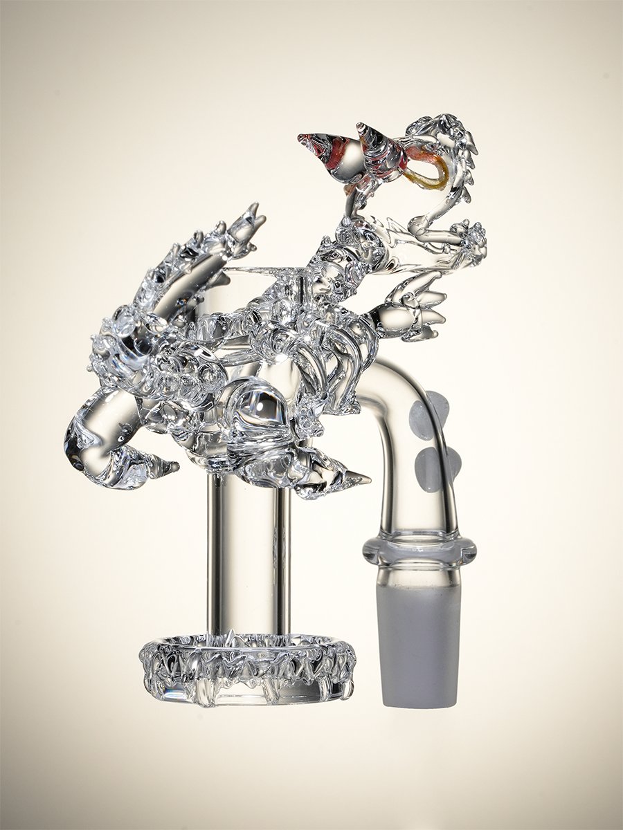 14 MM Skeleton Dragon Quartz Dab Nail4 14 MM Skeleton Dragon Quartz Dab Nail4