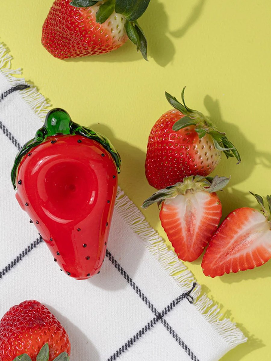 Strawberry Glass Pipe Strawberry Glass Pipe