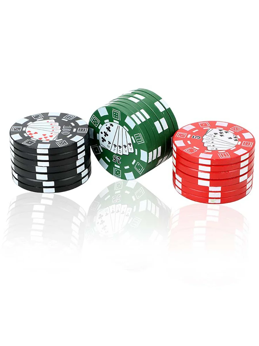 Poker Chip Herb Grinder 2PCS2 Poker Chip Herb Grinder 2PCS2