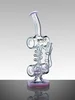 12&quot; Pertty Recycler Bong | Dual Chamber Percolator | Helix Water Pipe | Pink