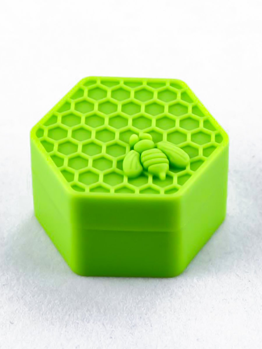 Green 26ML Hexagon Silicone Container Green 26ML Hexagon Silicone Container