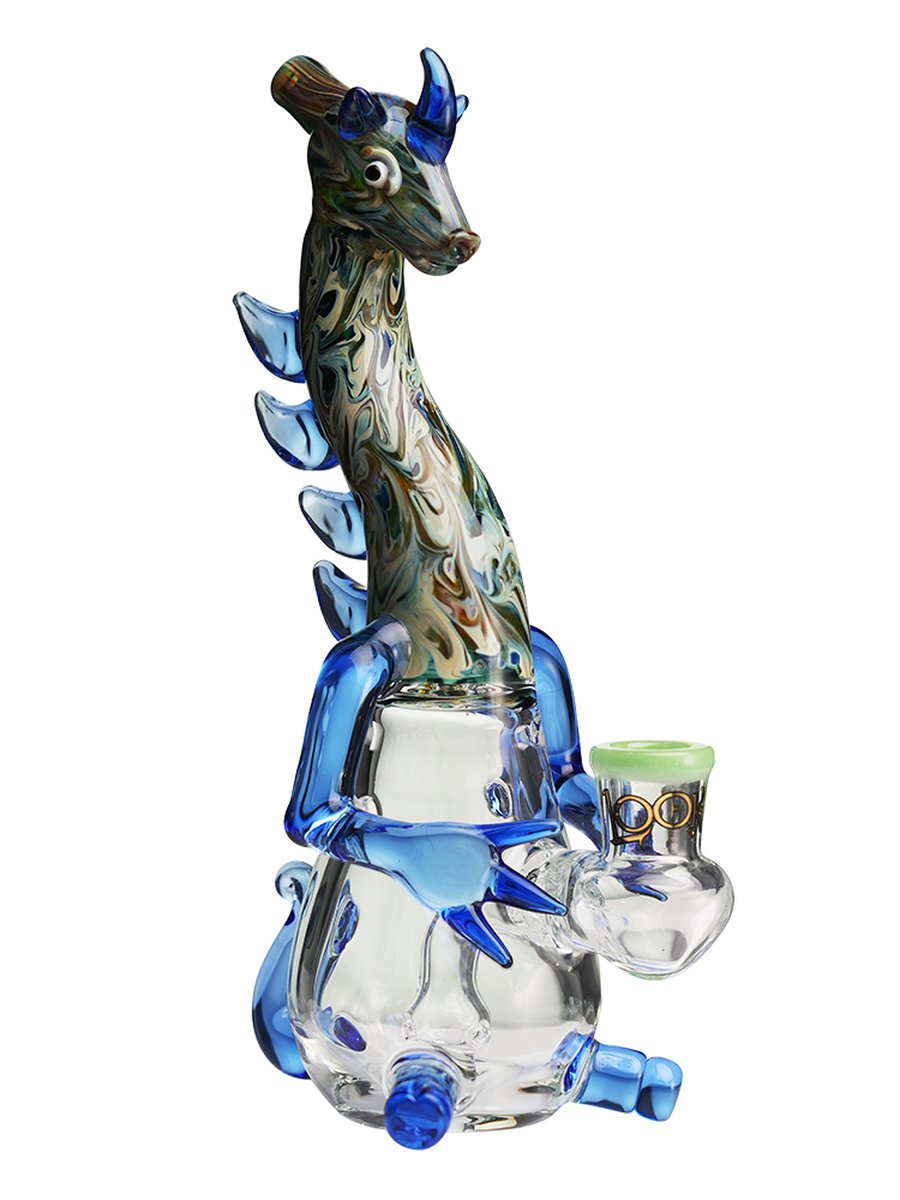 8.6 " Mini Cute Dragon Bong - Green, Colors: Green, 6 image 8.6 " Mini Cute Dragon Bong - Green, Colors: Green, 6 image