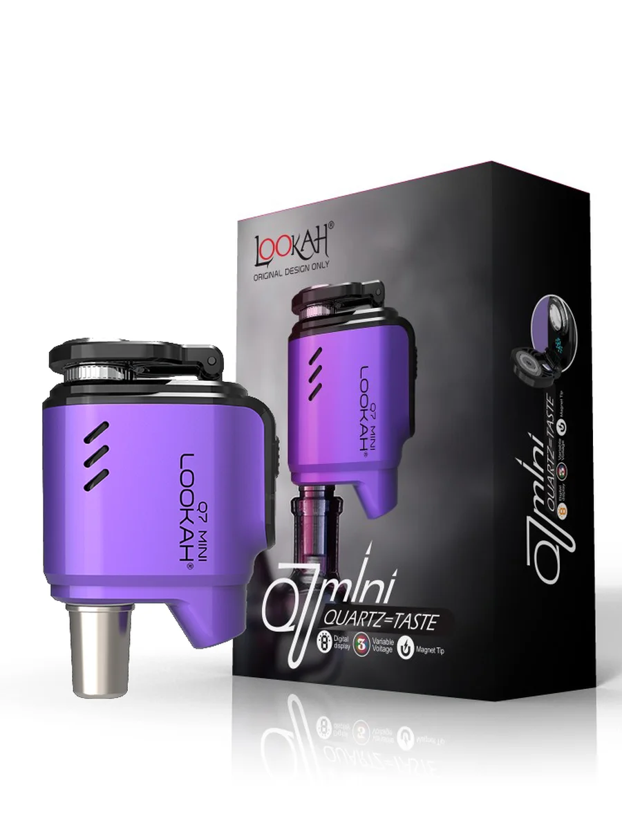 LOOKAH Q7 14mm Mini Enail Dabber Banger kit, Color: Purple, 7 image