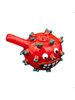 Red Coronavirus Glass Pipe Main Red Coronavirus Glass Pipe Main