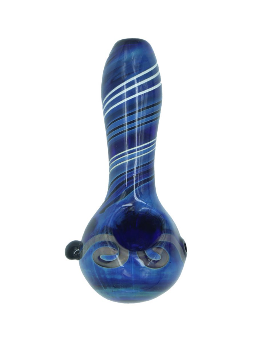 Blue Demon Glass Pipe, 4 image