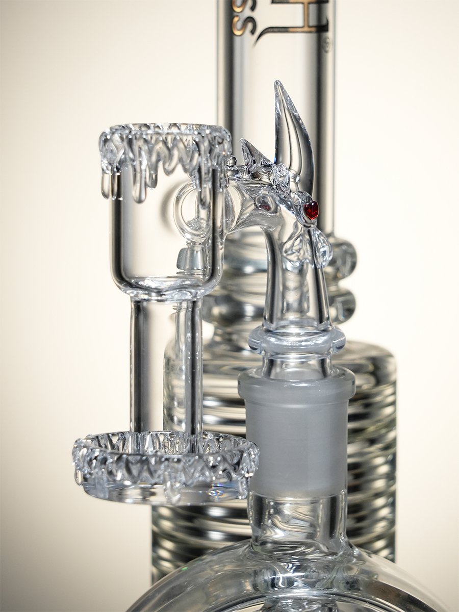 14MM Rhino-Themed Quartz Banger, 6 image