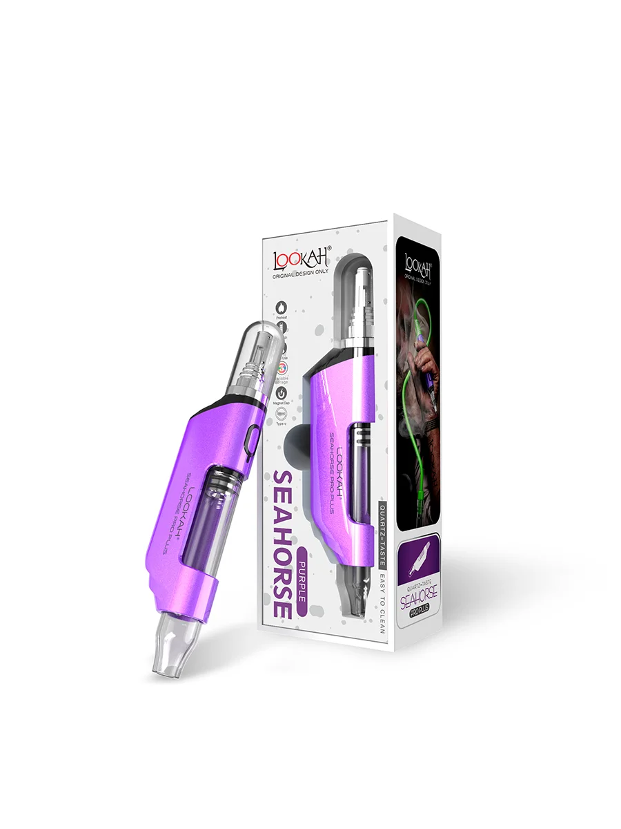 LOOKAH Seahorse Pro Plus Best Electric Nectar Collector Wax pen & Dab Pen, Color: Orange-Black Spatter, 7 image LOOKAH Seahorse Pro Plus Best Electric Nectar Collector Wax pen & Dab Pen, Color: Orange-Black Spatter, 7 image