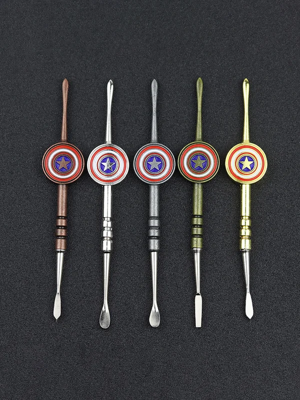 2pcs Captain America Dab Tools 2pcs Captain America Dab Tools