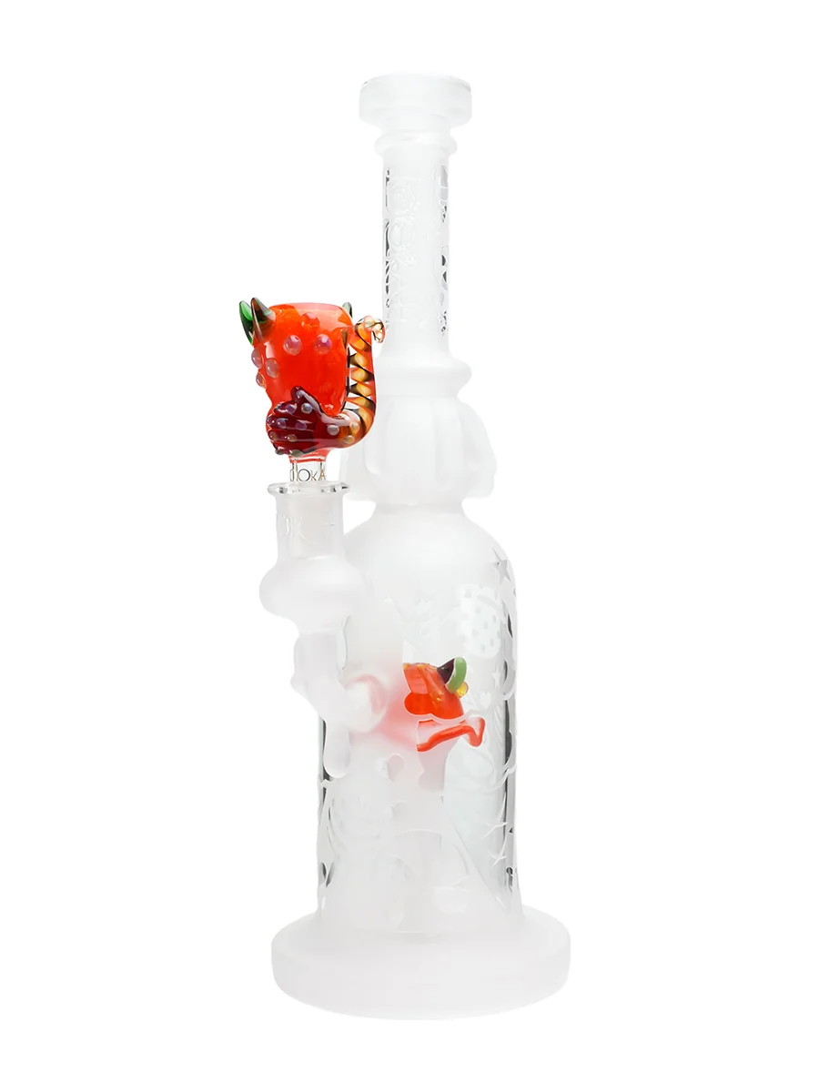 Orange Octopus Tentacle Glass Bowl2