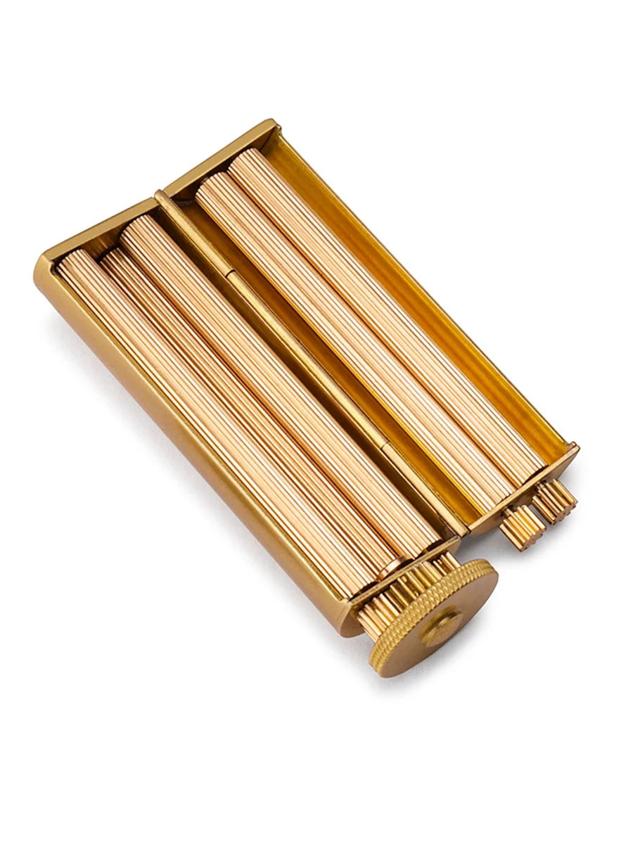 Vintage Brass Rolling Machine Details