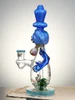 9.5&quot; Cute Garden Snowman Dab Rig blue3