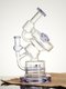 Lookah Bong  9.6 &quot; Recycler Inline Percolator Nebula Water Pipe-purple
