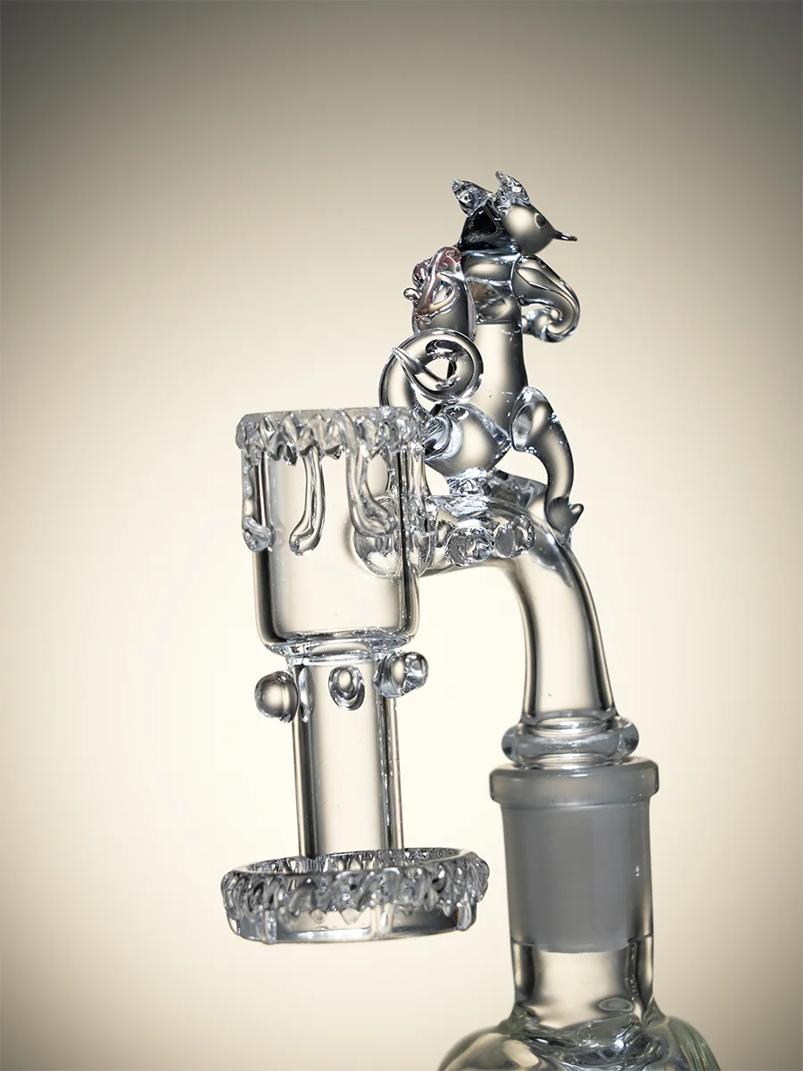 14MM Lucky Rat Quartz Dab Nail, 9 image