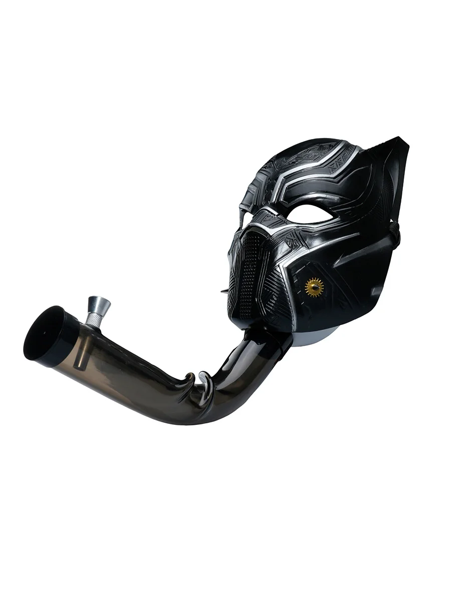 Black Silicone Gas Mask Bong, 3 image Black Silicone Gas Mask Bong, 3 image