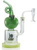 9” Cute Apple Percolator Dab Rig, Colors: Green, 3 image 9” Cute Apple Percolator Dab Rig, Colors: Green, 3 image