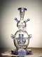Lookah Bong 9" Cosmic Alien Spherical Perc Water Pipe, Colors: Purple