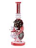 Lookah Bong 12.5 " Cool Gothic Skull Glass Bong with Donut Chamber - Blue, Colors: Blue, 8 image Lookah Bong 12.5 " Cool Gothic Skull Glass Bong with Donut Chamber - Blue, Colors: Blue, 8 image