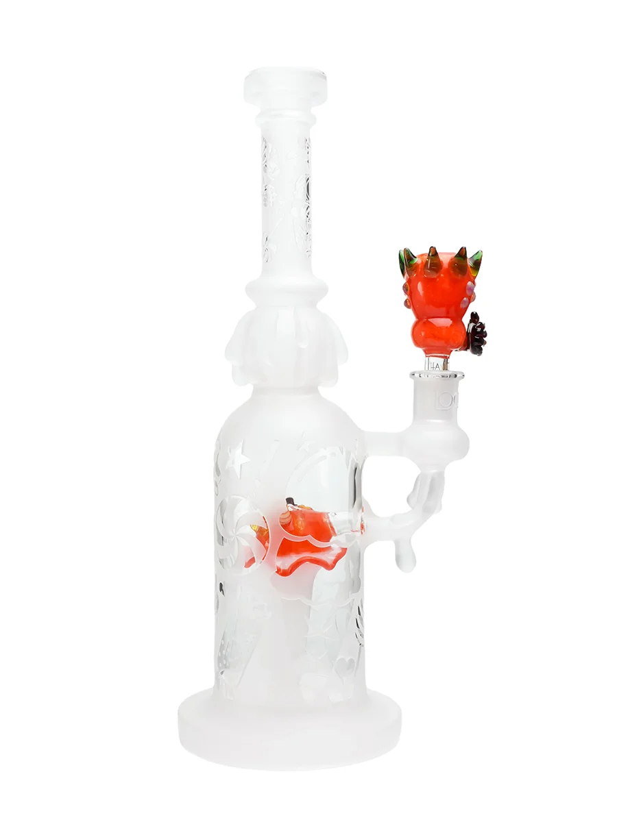 Orange Octopus Tentacle Glass Bowl4