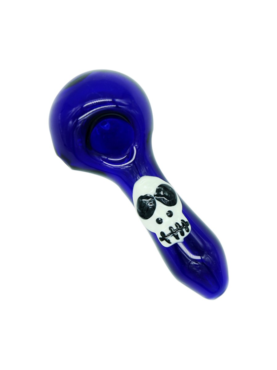 4"  Skull Glass Pipe, 4 image
