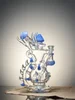Lookah Rig 8.7" Novelty Rare Hourglass Spine Dab Rig, Colors: Blue, 7 image Lookah Rig 8.7" Novelty Rare Hourglass Spine Dab Rig, Colors: Blue, 7 image
