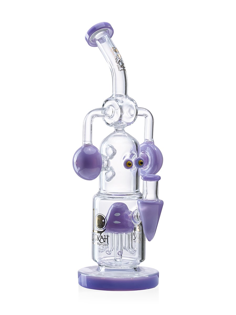 recycler decorative robot bong purple side recycler decorative robot bong purple side
