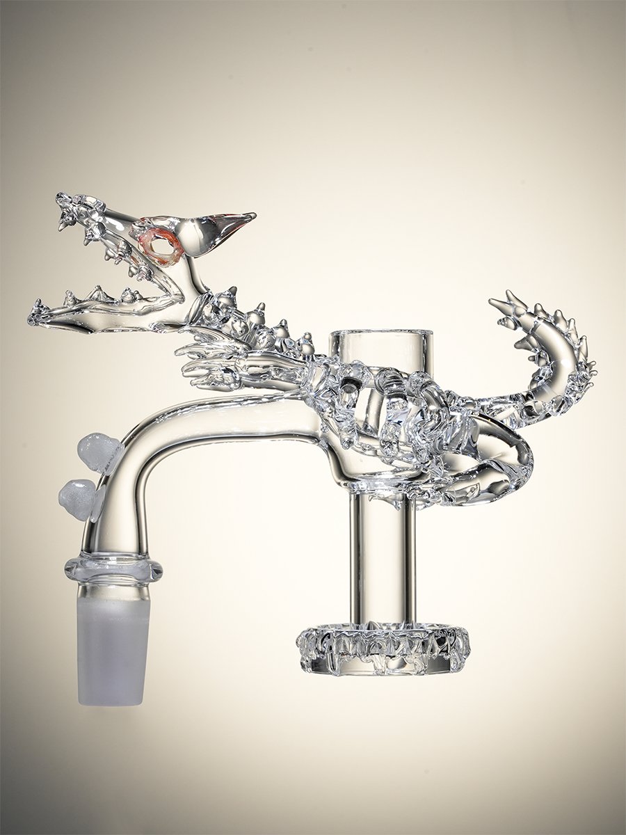 14 MM Skeleton Dragon Quartz Dab Nail3 14 MM Skeleton Dragon Quartz Dab Nail3