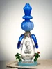9.5&quot; Cute Garden Snowman Dab Rig blue5