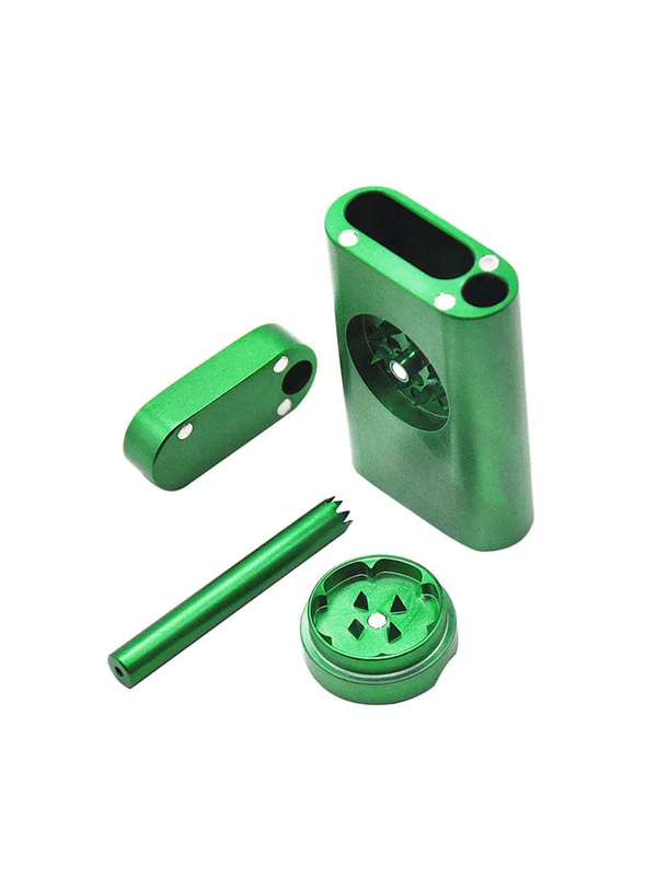 One Hitter Dugout With Mini Grinder1 One Hitter Dugout With Mini Grinder1