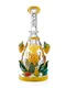 Lookah Glass Bong  12" Strawberry Percolator Water Pipe, Colors: Yellow