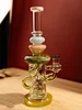 16” Recycler Geode Glass Bong