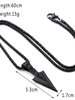 Spearhead Pendant Necklace, Color: Black, 5 image Spearhead Pendant Necklace, Color: Black, 5 image