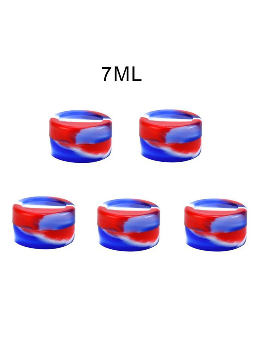 5pcs 7ml Silicone Container