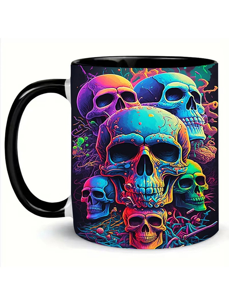 Pumpkin Light Color Changing Halloween Cup, Type: B, 6 image