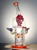 13.5&quot; Cool Weird Skull Glass Water Pipe6