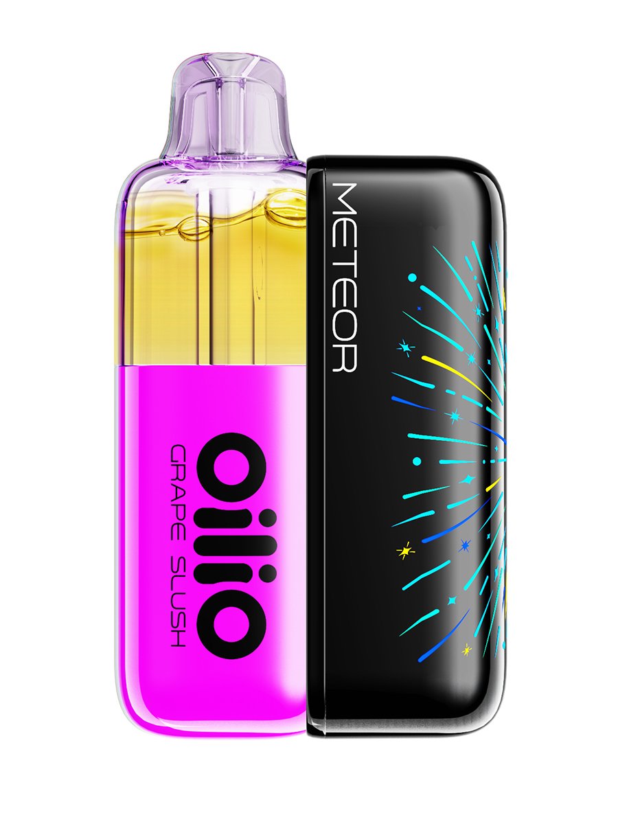 OiliO Meteor Refillable Disposable Pod Kit, Taste: Grape Slush