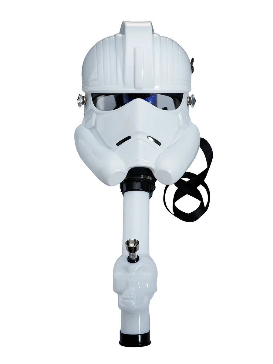 White Stormtrooper Gas Mask Bong White Stormtrooper Gas Mask Bong