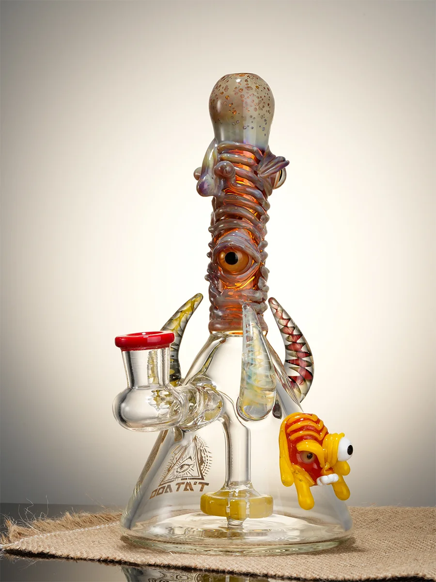 8.5" Penis Mini Cool Glass Beaker Bong7 8.5" Penis Mini Cool Glass Beaker Bong7