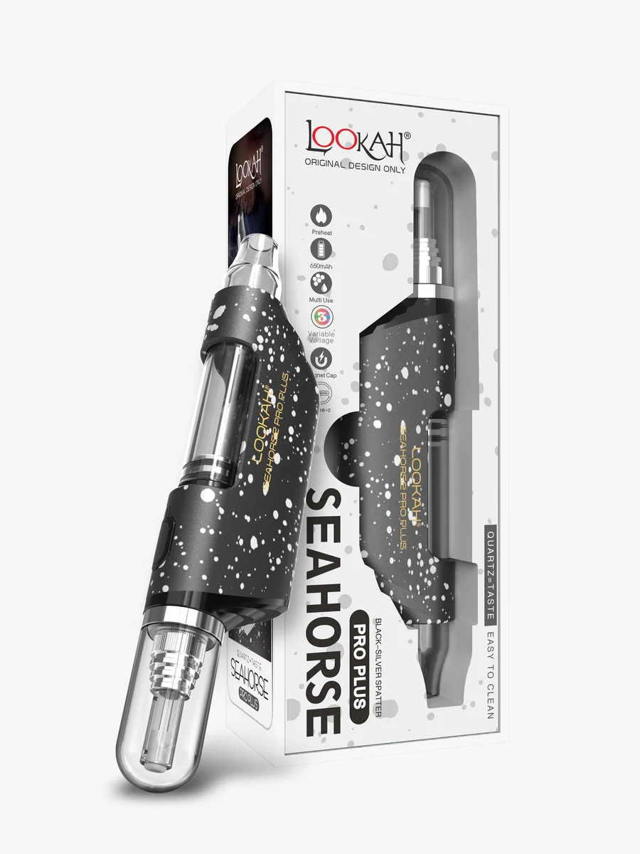 【 】シェブロン ウォーカー パファー Lookah - Seahorse Pro Plus, Black