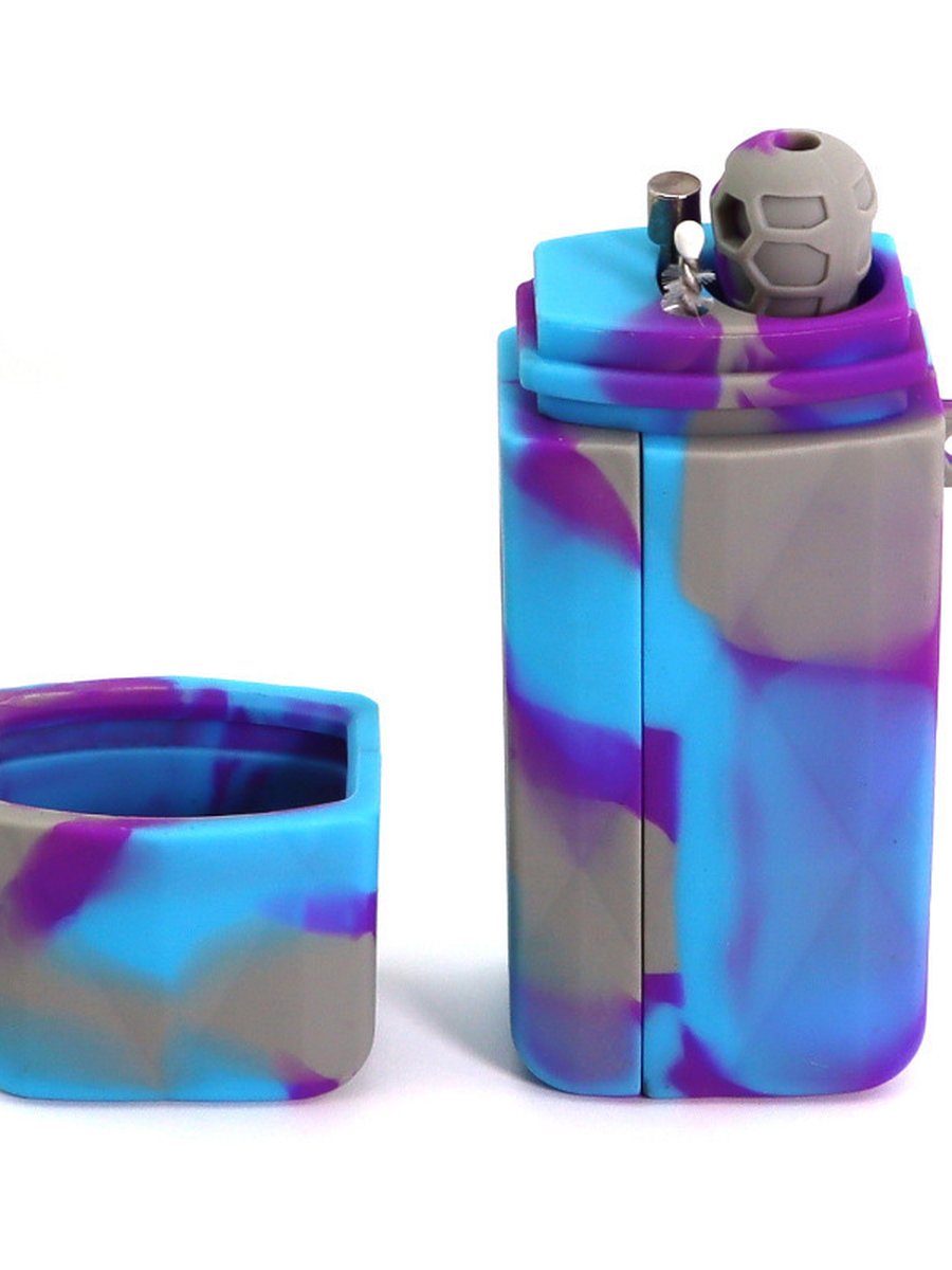 Portable Silicone & Glass Pipe Kit, 3 image