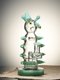 Lookah Bong 8" Mini Cool Grumpy Caterpillar Water Pipe, Colors: Green