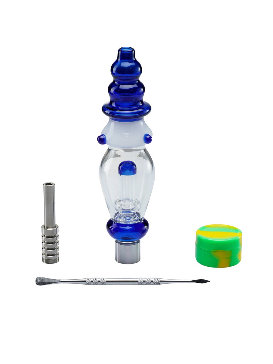 Large Pagoda Glass Nectar Collector, 3 image Large Pagoda Glass Nectar Collector, 3 image