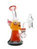 7.8" Cute Crested Head Dab Rig, Colors: Yellow, 3 image 7.8" Cute Crested Head Dab Rig, Colors: Yellow, 3 image