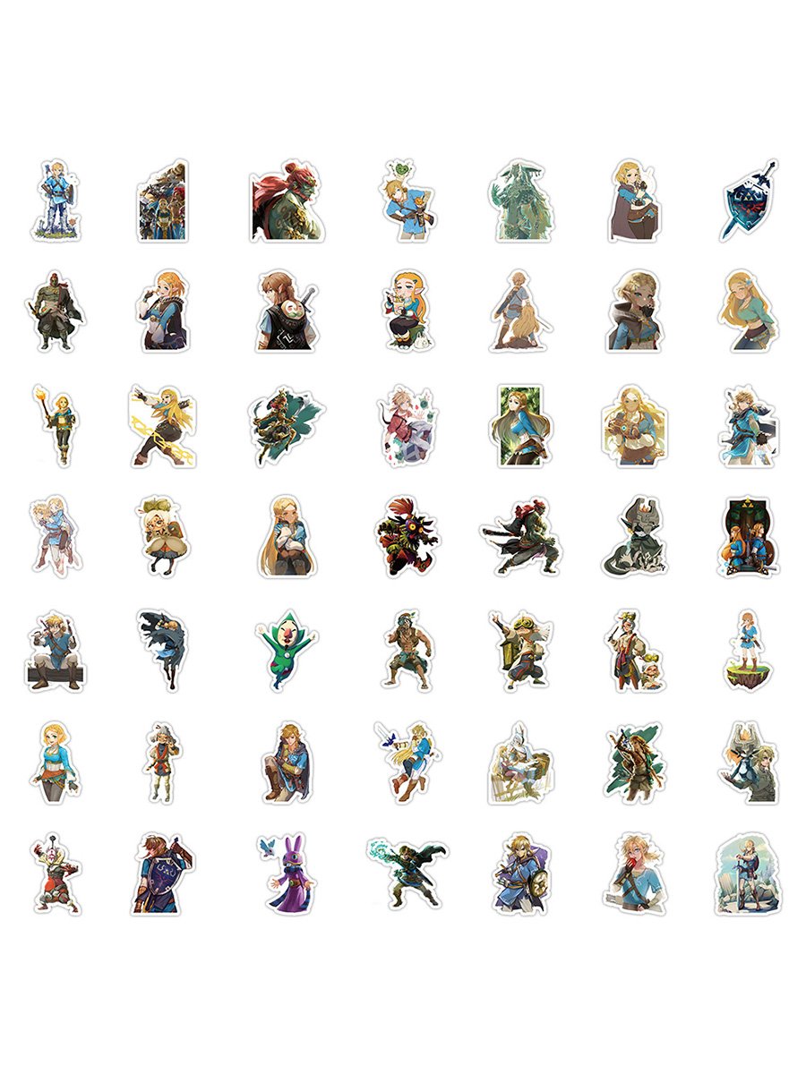 102PCS The Legend of Zelda Game Stickers 3 102PCS The Legend of Zelda Game Stickers 3