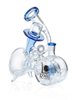 top recycler portable dab rig blue side top recycler portable dab rig blue side