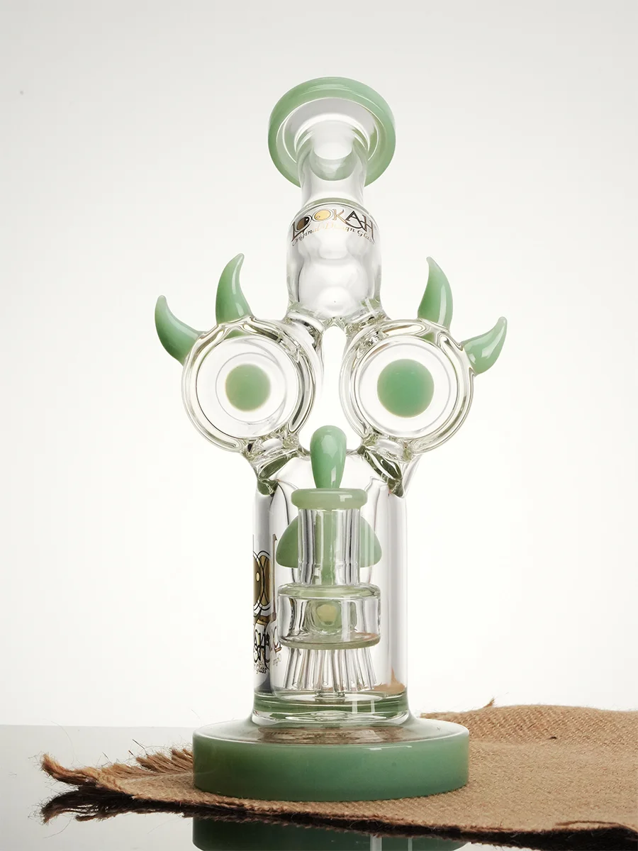 Lookah Bong 10" Fantasy Bird Recycler Water Pipe, Colors: Blue, 3 image Lookah Bong 10" Fantasy Bird Recycler Water Pipe, Colors: Blue, 3 image