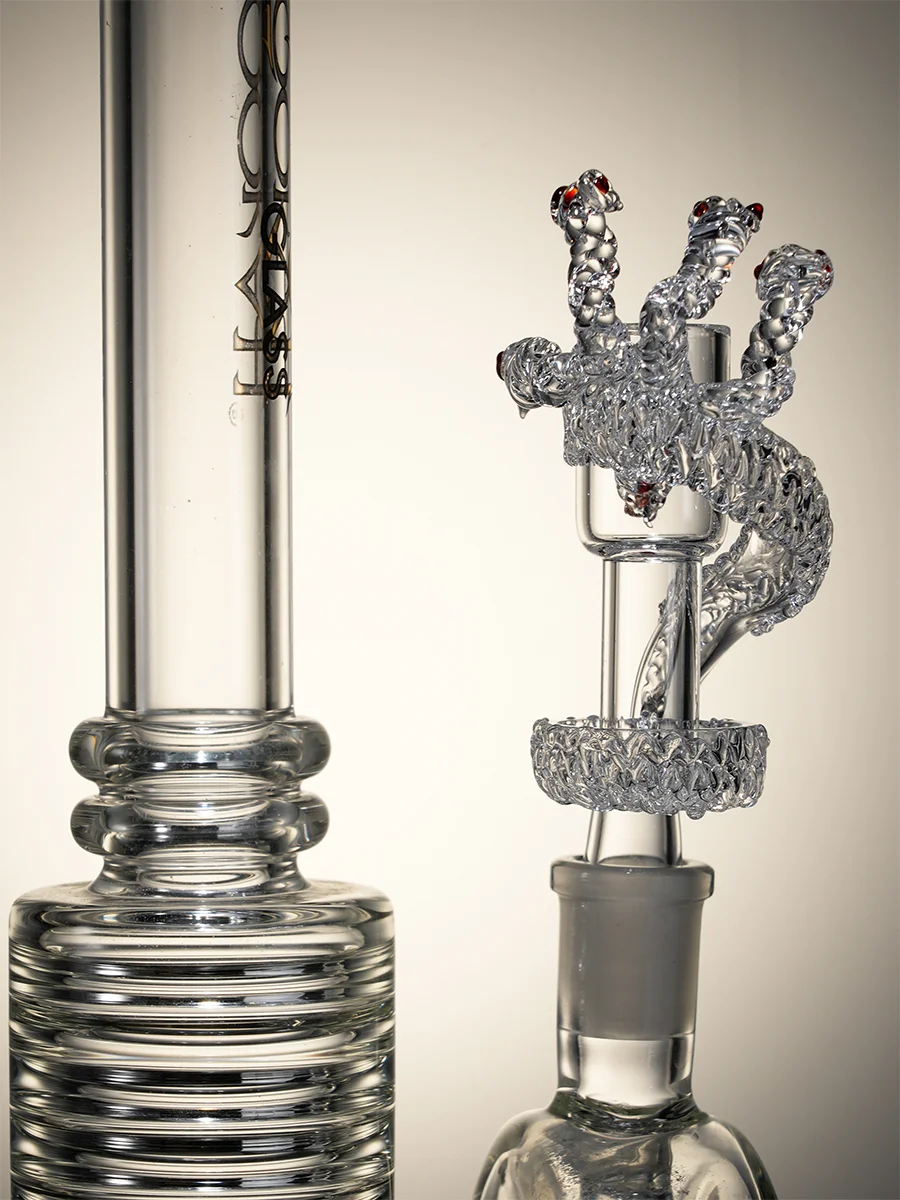 14MM Male 90° Cool Hydra Inspired Quartz Banger, 10 image 14MM Male 90° Cool Hydra Inspired Quartz Banger, 10 image