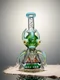 Lookah 10 inch four-eyed Big-bellied Monster Glass Bong green